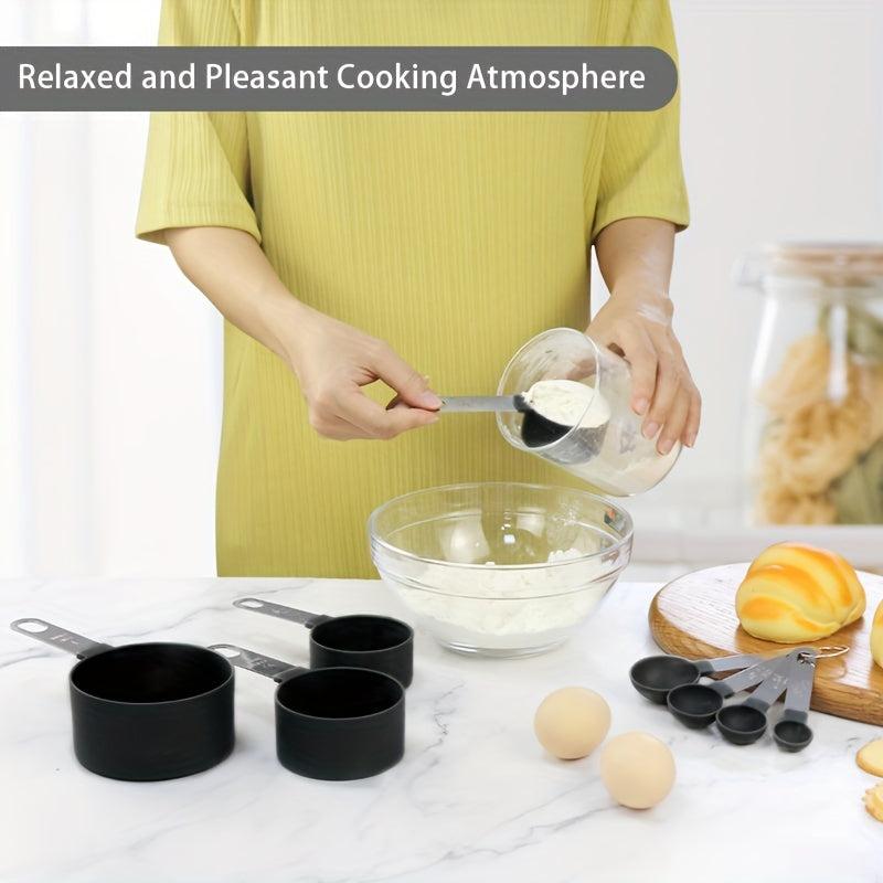 9pcs Measuring Spoon And Cup Set With Funnel
