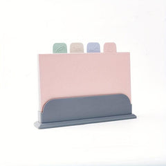 4pcs Kitchen Cutting Board Set Fruit Vegetable Classification Wheat Straw Base
