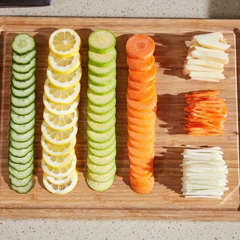 5in1 Stainless Steel Fruit and Vegetable Cutter with 3 Blades