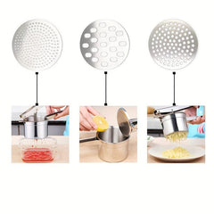 3in1 Potato Ricer Press Masher Stainless Steel Kitchen Vegetable