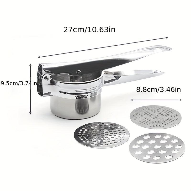 3in1 Potato Ricer Press Masher Stainless Steel Kitchen Vegetable