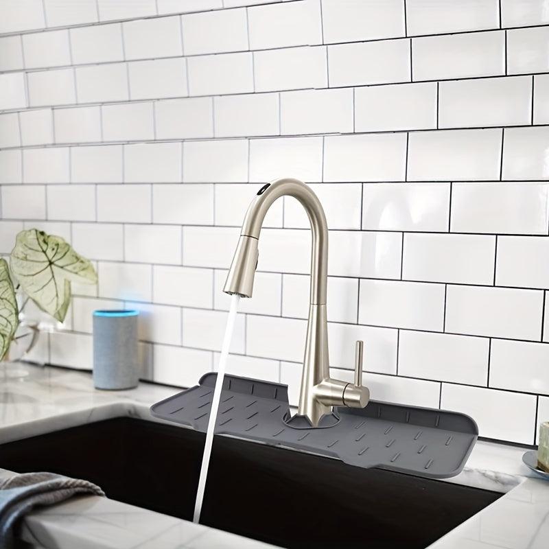 Silicone Drain Mat Kitchen Faucet Sink Splash Guard