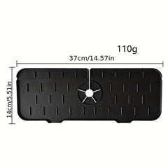Silicone Drain Mat Kitchen Faucet Sink Splash Guard