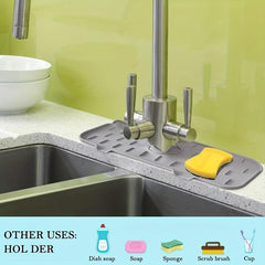 Silicone Drain Mat Kitchen Faucet Sink Splash Guard
