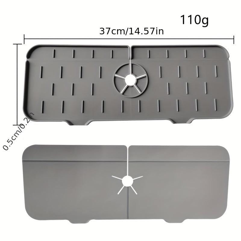 Silicone Drain Mat Kitchen Faucet Sink Splash Guard