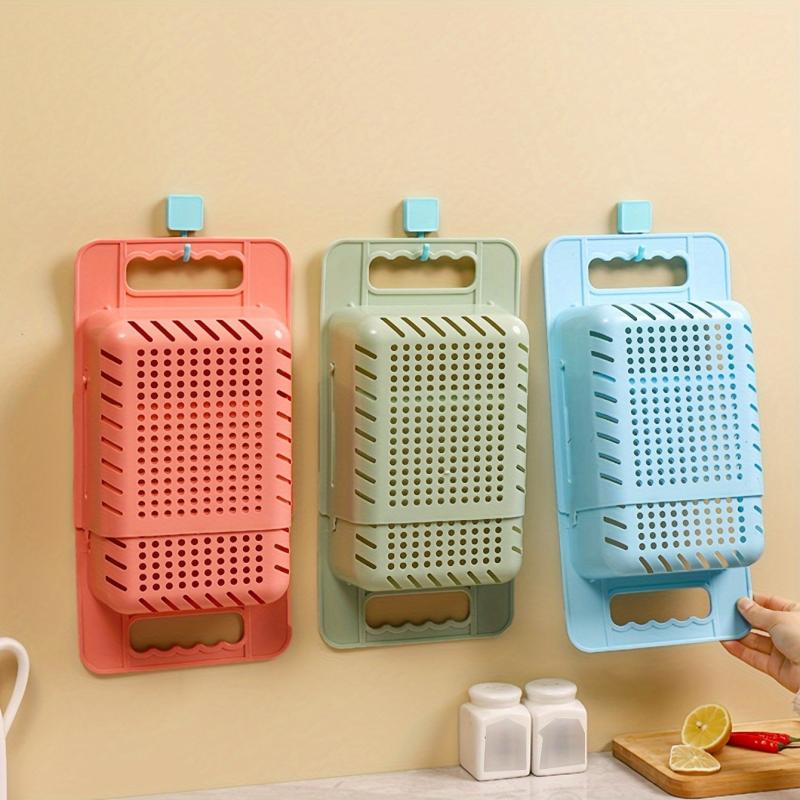 Adjustable Sink Rack Colander Drain Basket Strainer