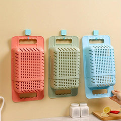 Adjustable Sink Rack Colander Drain Basket Strainer