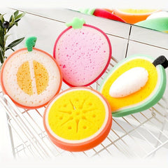 Cleaning Gloves and Sponge Eraser Set for Kitchen Dishwashing