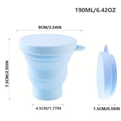 Portable Foldable Silicone Water Cup for Camping Office Home