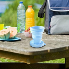 Portable Foldable Silicone Water Cup for Camping Office Home