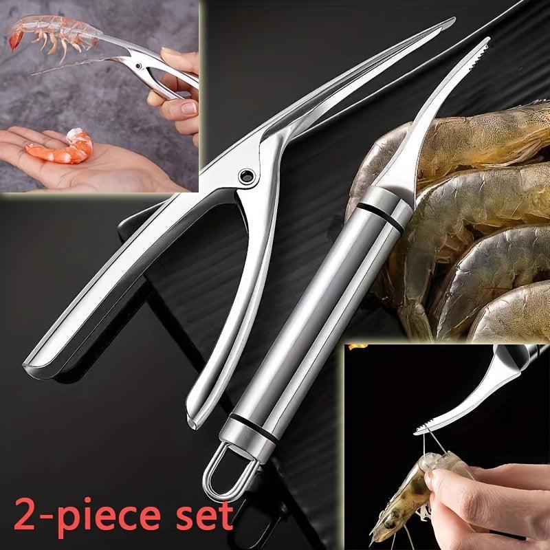 Stainless Steel Shrimp Deveiner Tool Set