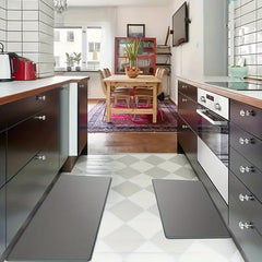 1pc Vintage Style Cushioned Kitchen Rug - Absorbent & Non Slip