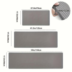 1pc Vintage Style Cushioned Kitchen Rug - Absorbent & Non Slip