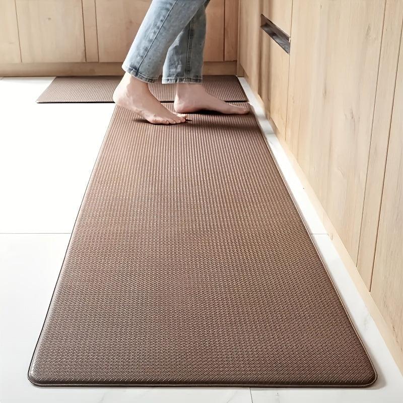 1pc Vintage Style Cushioned Kitchen Rug - Absorbent & Non Slip