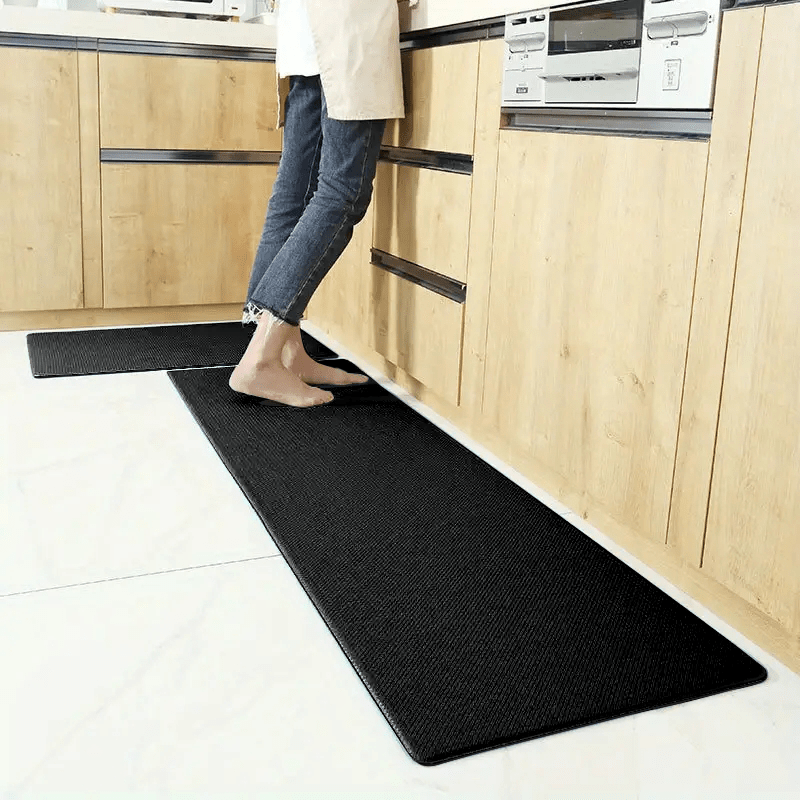 1pc Vintage Style Cushioned Kitchen Rug - Absorbent & Non Slip