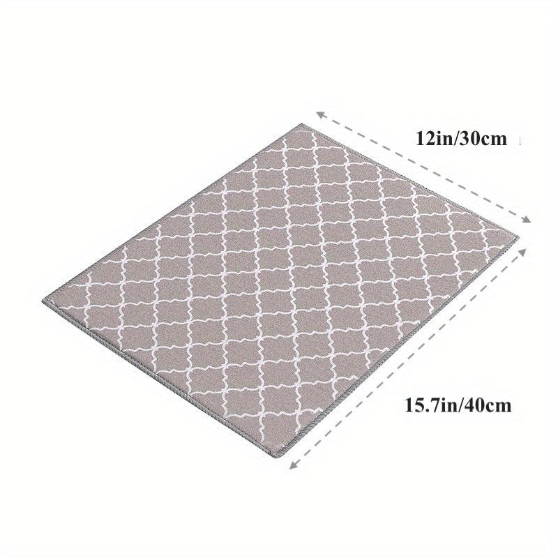 Microfiber Dish Drying Mat - Absorbent Dish Drainer