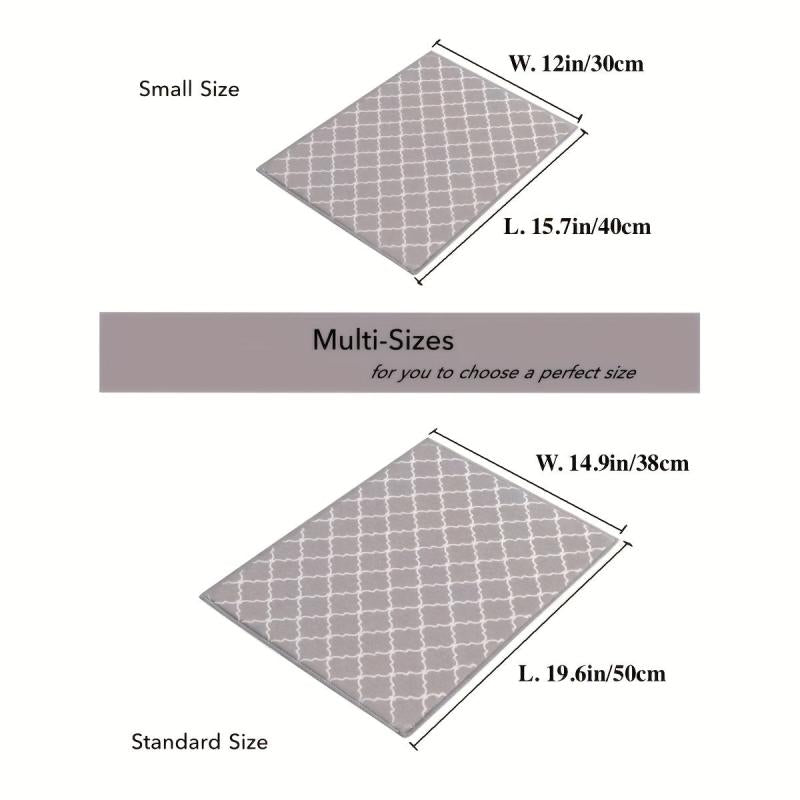 Microfiber Dish Drying Mat - Absorbent Dish Drainer