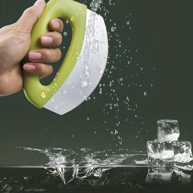 Pizza Cutter Rocker Protective Cover Easy Slicing Perfect Pies