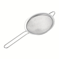 Stainless Steel Mesh Strainer with Sturdy Handle for Juicing, Soy Milk