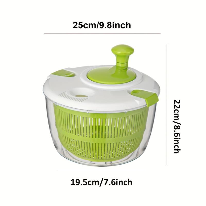 Complete Kitchen Tool Set: Salad Spinner, Fruit Basket, Vegetable Dryer
