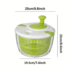 Complete Kitchen Tool Set: Salad Spinner, Fruit Basket, Vegetable Dryer