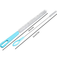 2pcs Lotus Root Washing Brush Piping Nozzle Brush Cleaning Bottle Brush