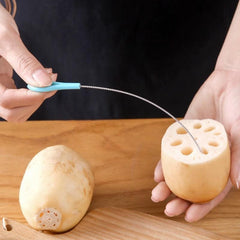2pcs Lotus Root Washing Brush Piping Nozzle Brush Cleaning Bottle Brush
