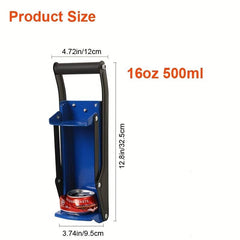16 Oz Metal Can Crusher Wall Mounted Smasher for Recycling