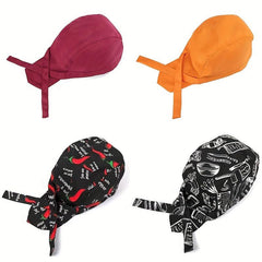 Adjustable Chef Hat and Bib Apron Set for Home Cooking