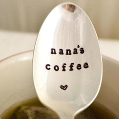 1pc Dessert Spoon Stainless Steel Nana's Coffee Milk Spoon