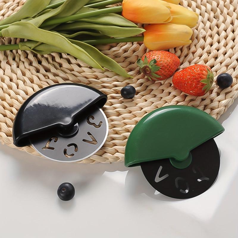 Pizza Cutter Wheel Easy Slicing Effortless Blade Guard Ergonomic Handle