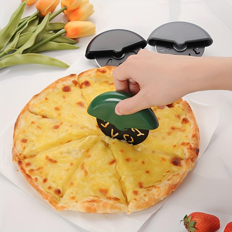 Pizza Cutter Wheel Easy Slicing Effortless Blade Guard Ergonomic Handle