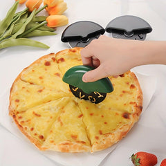 Pizza Cutter Wheel Easy Slicing Effortless Blade Guard Ergonomic Handle