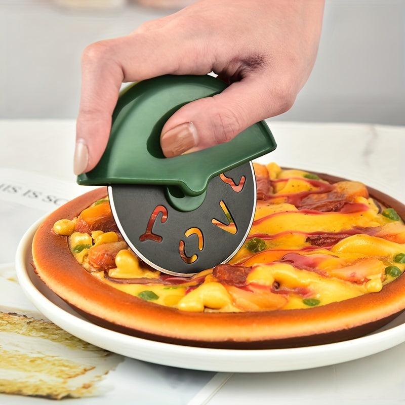 Pizza Cutter Wheel Easy Slicing Effortless Blade Guard Ergonomic Handle