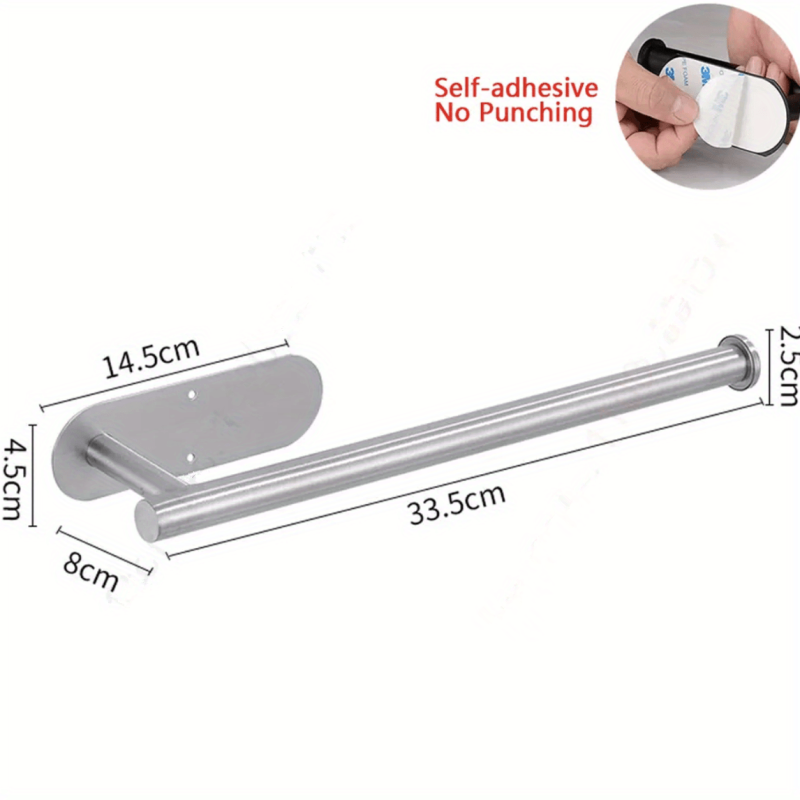 Stainless Steel Self Adhesive Paper Towel Holder