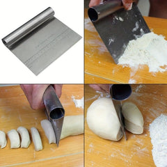 Thickened Stainless Steel Noodle Cutter Dough Scraper