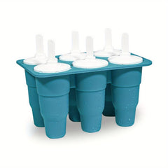 Collapsible Popsicles Mold Silicone Ice Pop Molds 2 Pack Easy Release