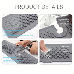 Silicone Faucet Water Catcher Mat Sink Draining Pad