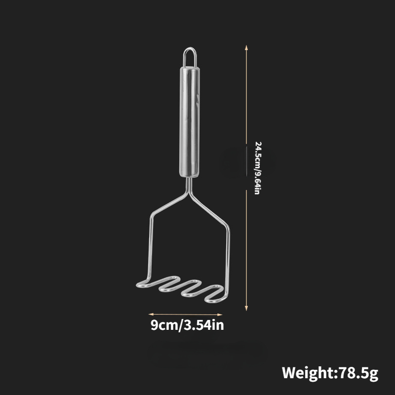 Stainless Steel Potato Masher with Non Slip Handle