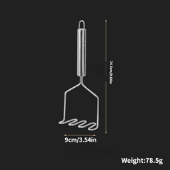 Stainless Steel Potato Masher with Non Slip Handle