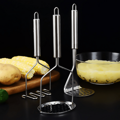 Stainless Steel Potato Masher with Non Slip Handle