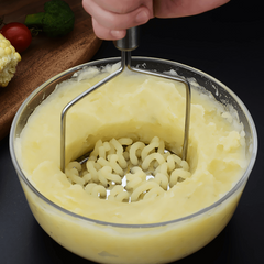 Stainless Steel Potato Masher with Non Slip Handle