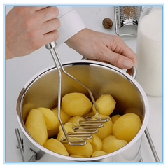 Stainless Steel Potato Masher with Non Slip Handle