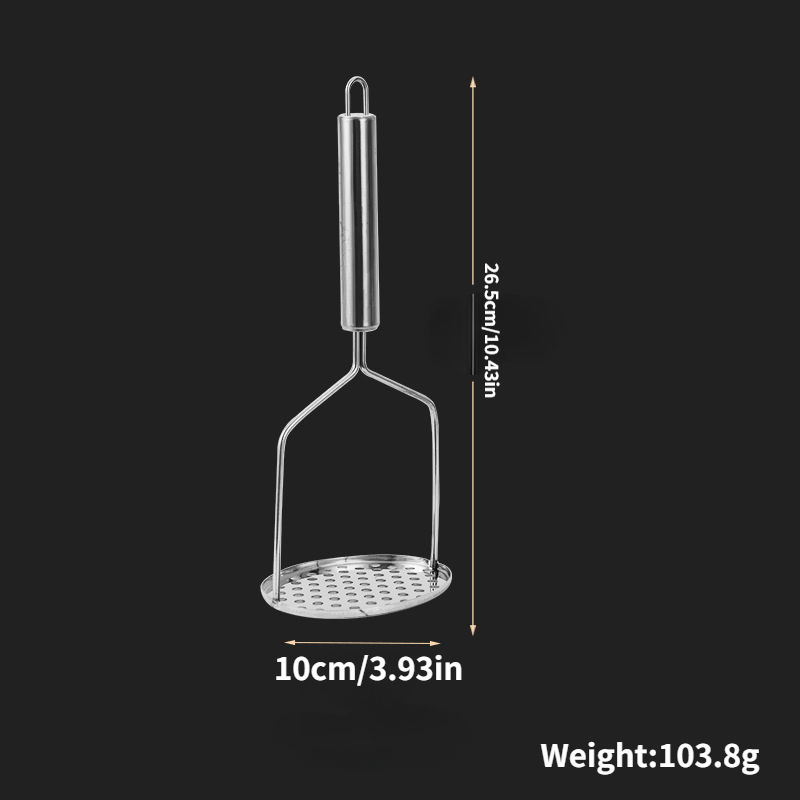 Stainless Steel Potato Masher with Non Slip Handle