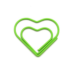 Colorful Love Paper Clip Bookmark Girl Heart Paper Clip