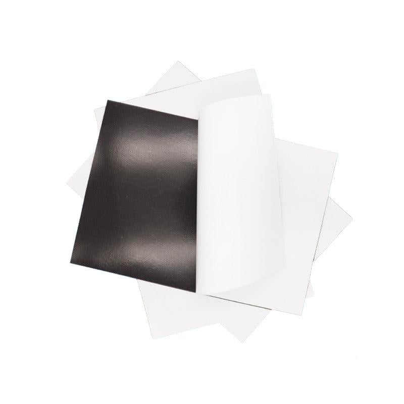 10pcs Magnetic Adhesive Sheets Flexible Magnet Sheets With Adhesive