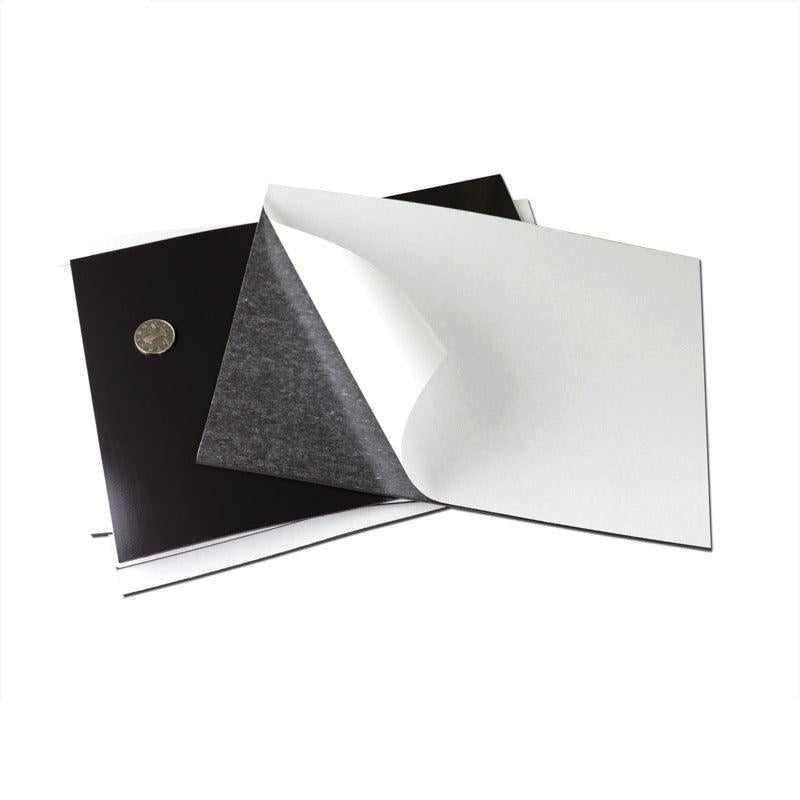 10pcs Magnetic Adhesive Sheets Flexible Magnet Sheets With Adhesive