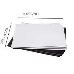10pcs Magnetic Adhesive Sheets Flexible Magnet Sheets With Adhesive