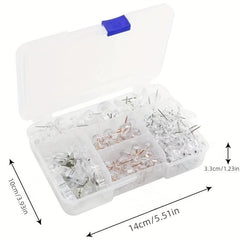 1pc 200pcs Office Cork Accessories Giant I-shaped Nail Clips Picture Nails