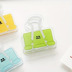 3pcs Small Cheese Sticky Note Clips - Student File Clips